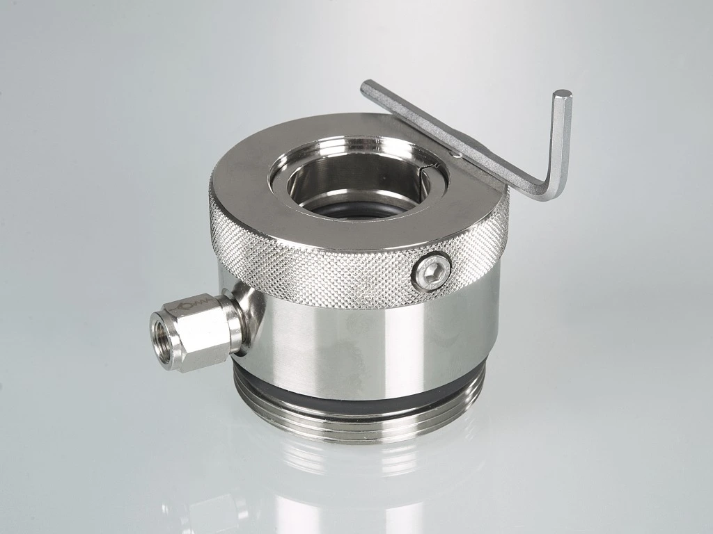 Gastight barrel connector - Samplers, sampling equipment for quality control,  barrel pumps, drum pumps, laboratory equipment - Burkle Inc. - Bürkle GmbH