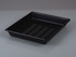 Photographic trays, shallow form with ribs on bottom, profile shape rounded, black