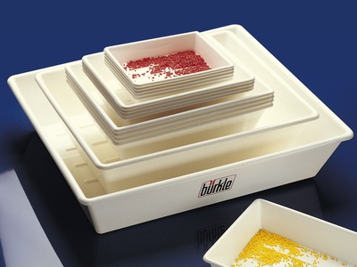 Laboratory trays / Spill troughs set
