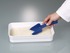 Food scoop, blue, sampling