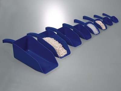 Food scoop, blue, assortment