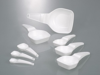 Dosing spoon set, white 0,5 - 50 ml (0.02 - 1.69 oz.)