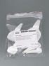 Dosing spoon set, white, packaged