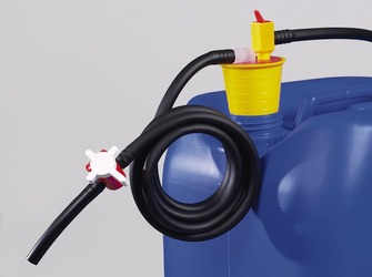 OTAL® foot pump with hose and stopcock