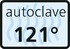 Autoclavable up to max. 121°C (249.8°F) 20 min.