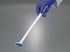 Sampling spoon curved, long handle, disposable, filled