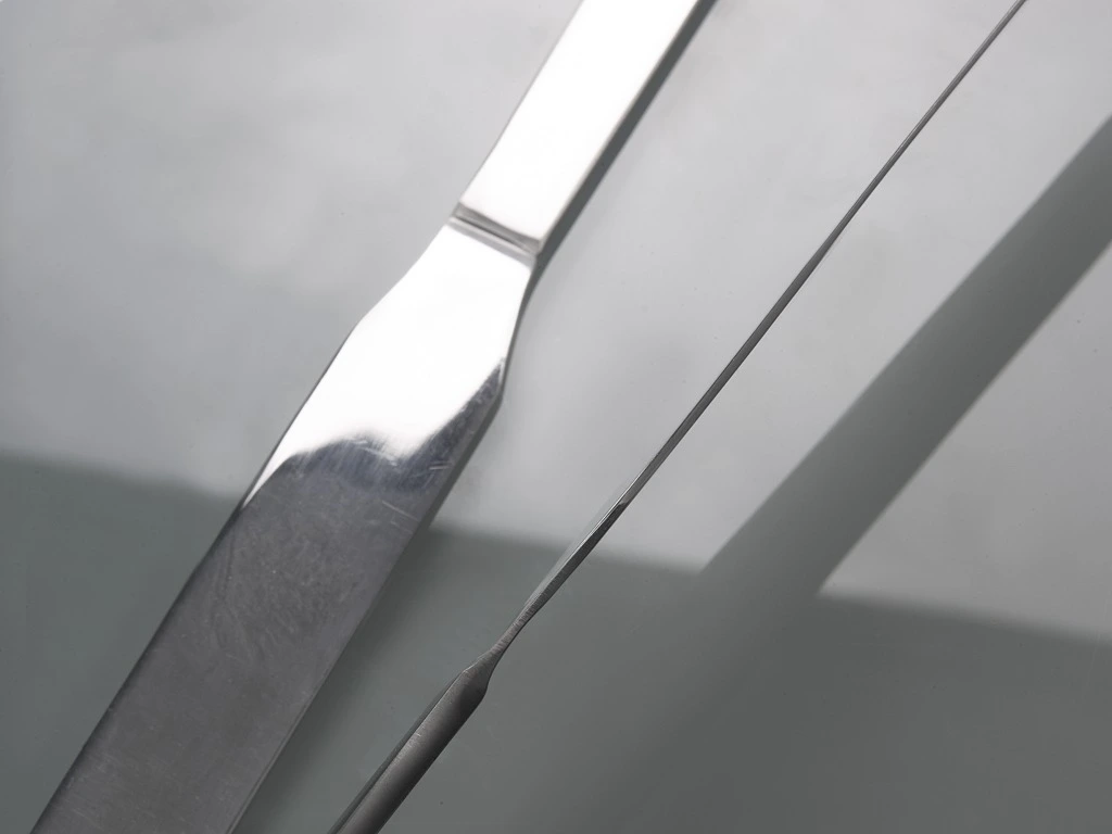 Couteau à palette acier inoxydable - Echantillonneurs, pompes vide-fût,  fournitures pour laboratoire, distributeurs - Bürkle GmbH