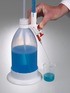 Splinter-proof titrating burette in use