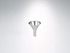 Funnel, stainless steel,  60 mm (2.36 in.)