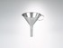 Funnel, stainless steel,  100 mm (3.94 in.)